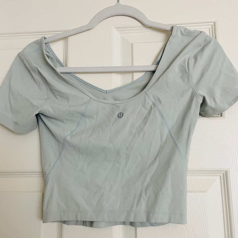 Lululemon Align corp top ice blue size 4